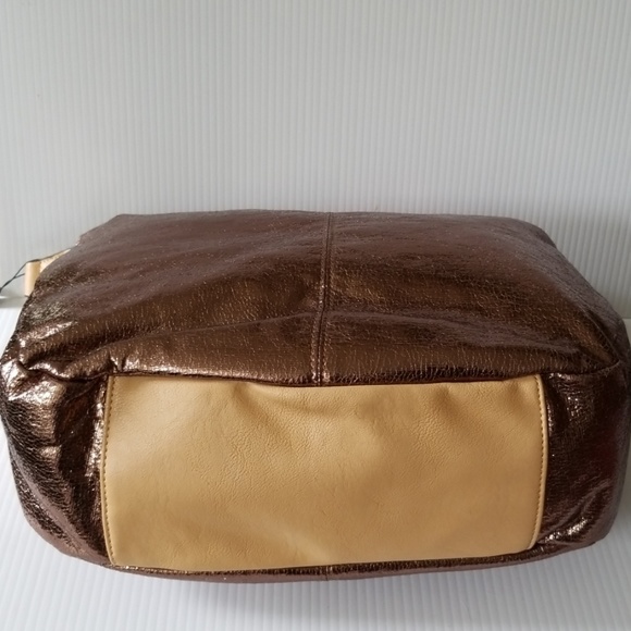 MMS bronze metallic tote bag - Picture 3 of 6